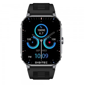 Digitec Alla Smartwatch BK Black Islamic Prayer Timer